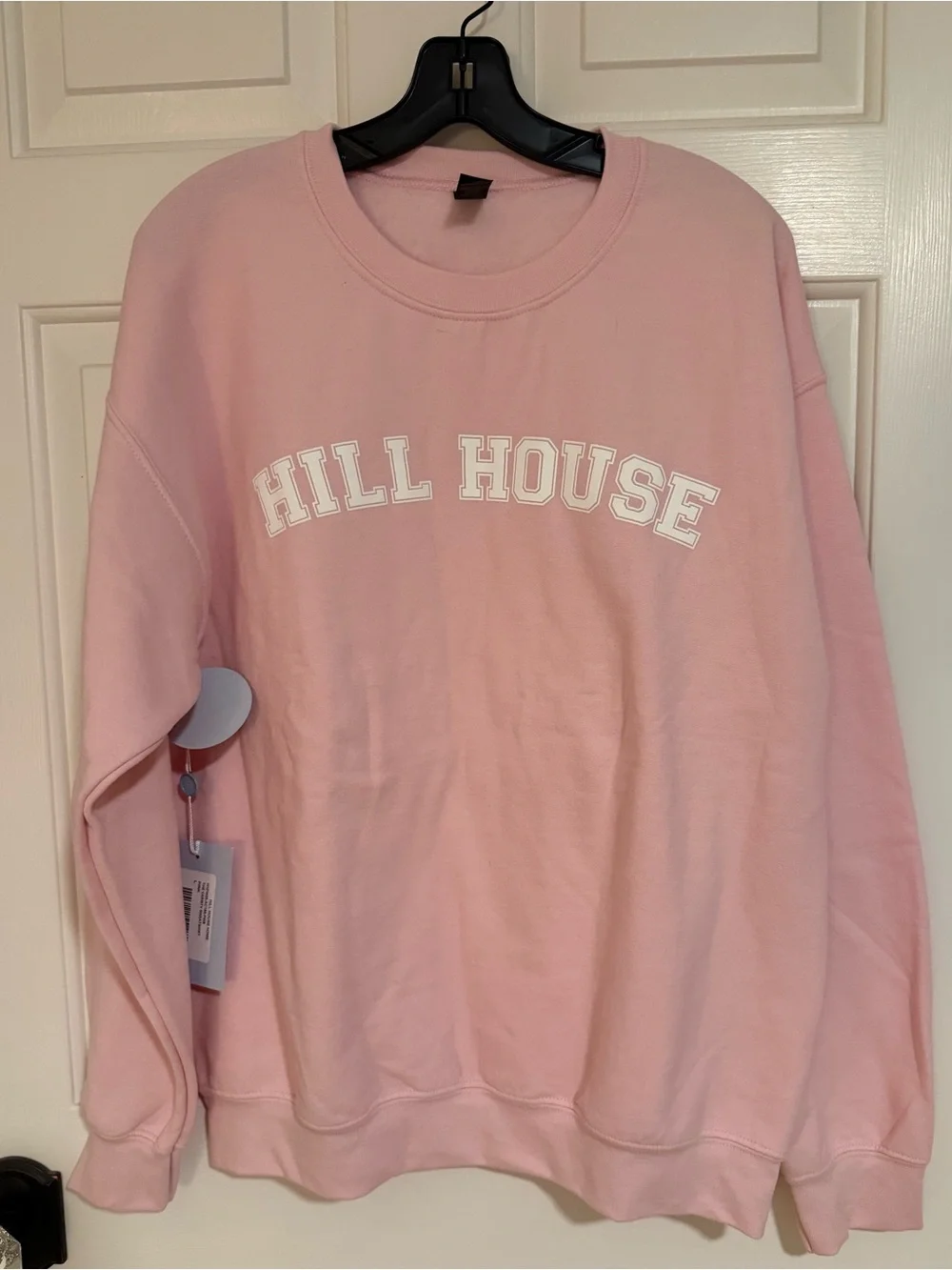 NWT! Hill House Home Sweatshirt Pink Pullover Cozy Comfy Merch Collegiate Large - Picture 5 of 6